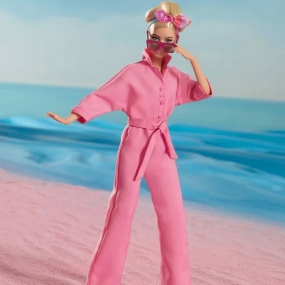 🗼Barbie The Movie Power Jumpsuit Doll Pink